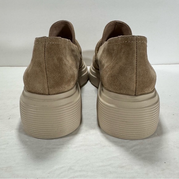 Paul Green Super Soft Beige Suede Lug Sole Platform Loafers Women’s Size 10 - Picture 5 of 11